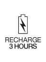 recharge 3 hours